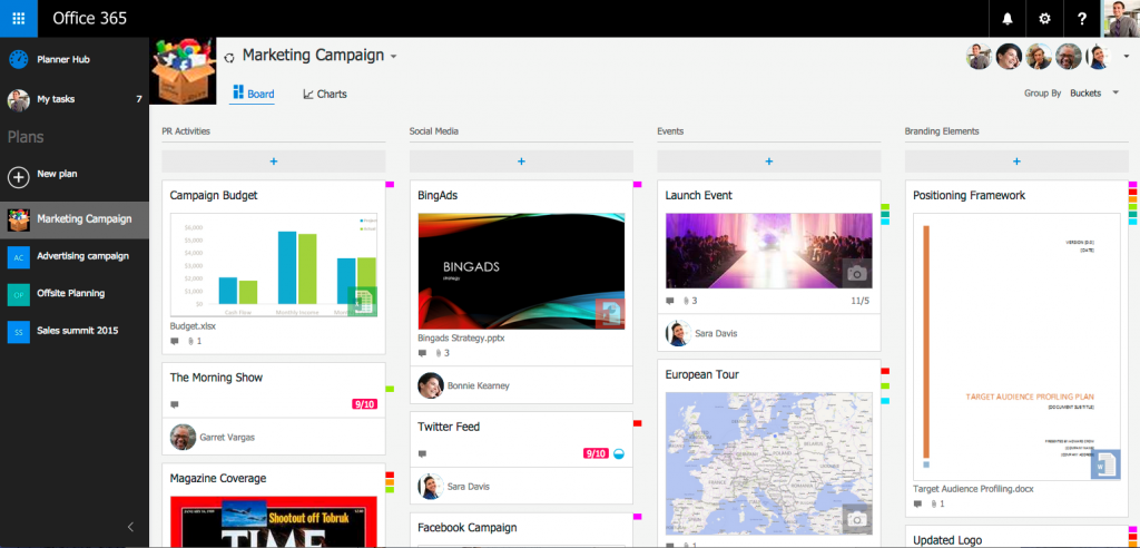 kollaboratives Arbeiten Office 365 Planner